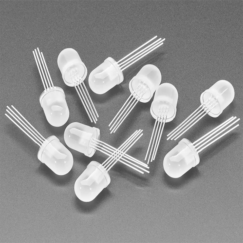 10mm Diffused RGB LED Light / RGB Diffused LED CC 10mm - Gallery 2