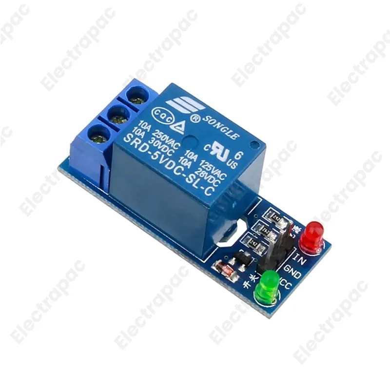 1-Channel 5V Relay Module with Optocoupler Isolation for Arduino & Raspberry Pi-10A - Gallery 1