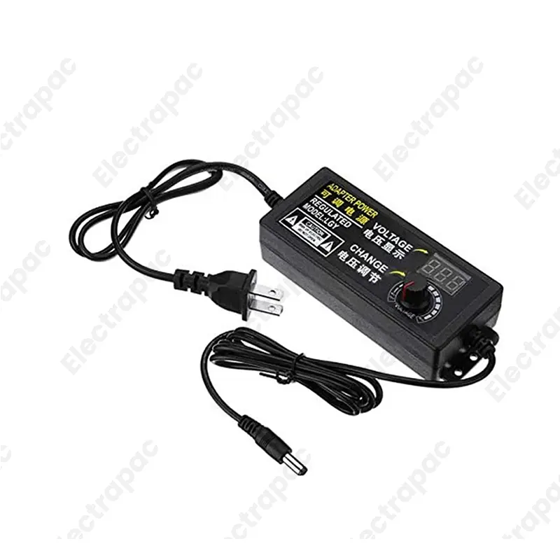 Adjustable 3-24V 3A DC Power Supply Adapter with Display - Gallery 3