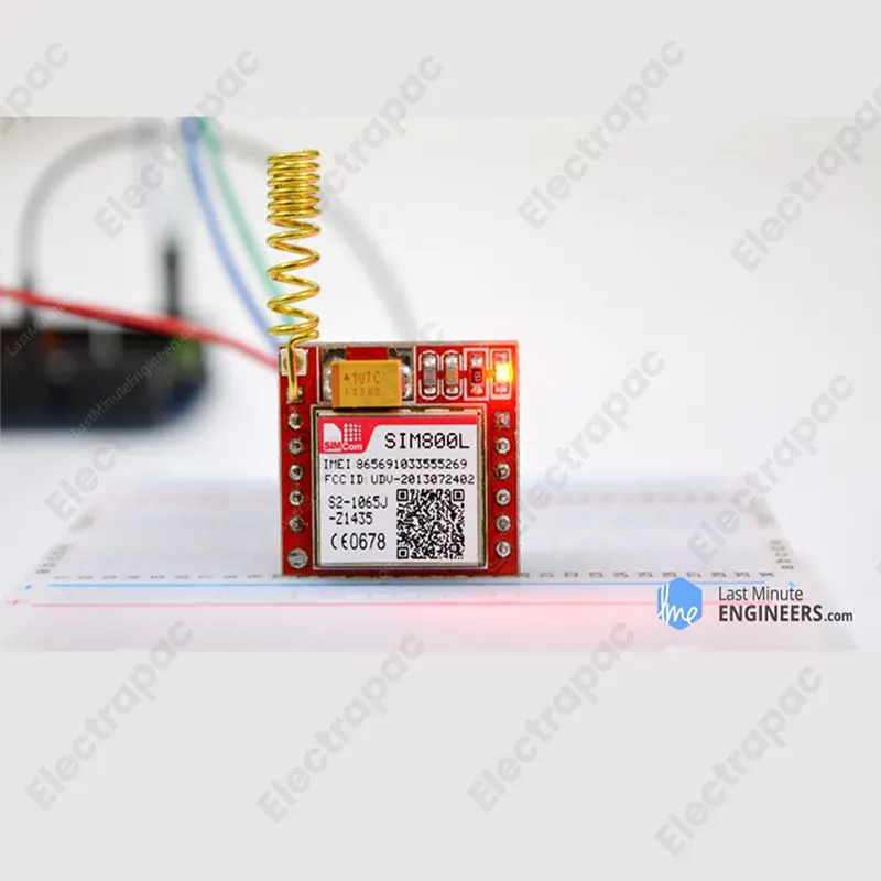 SIM800L GPRS GSM Module with Antenna - Gallery 2