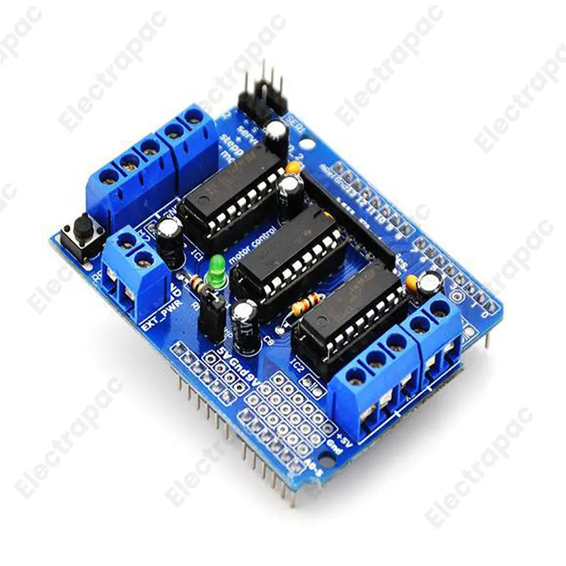 L293D Motor Driver Shield for Arduino - Stepper, Servo & DC Motor Control Board - Gallery 3