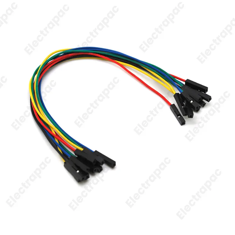 20cm Female to Female Jumper Wires - 20 Pcs Pack - Gallery 1