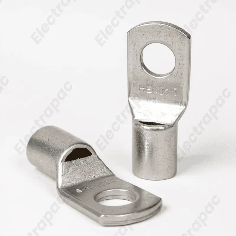 6RM Non-Insulated Copper Cable Lug - Heavy Duty Wire Terminal Ring Connector - Gallery 3