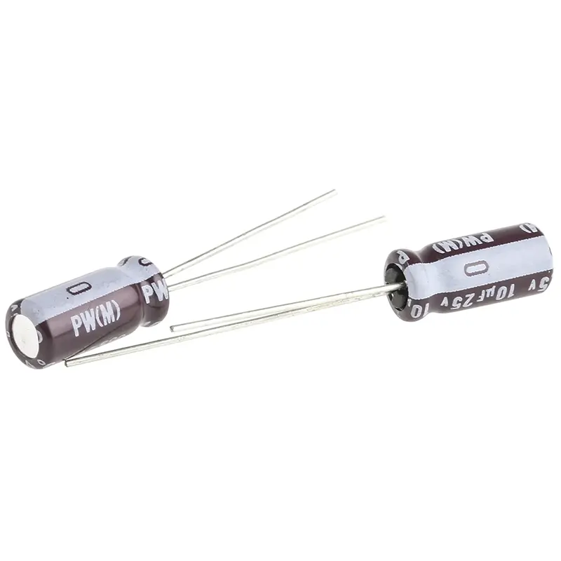 10uF 25V Radial Electrolytic Capacitor – General Purpose Electronic Component (Pack of 5pcs) - Gallery 2
