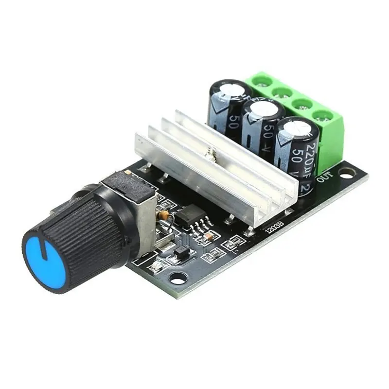 1203BK DC Motor Speed ​​Controller Regulator DC 6V 12V 28V 80W 3A PWM DC Motor Speed ​​Control 1203BK Switches Module/ PWM Motor Speed Controller - Gallery 1